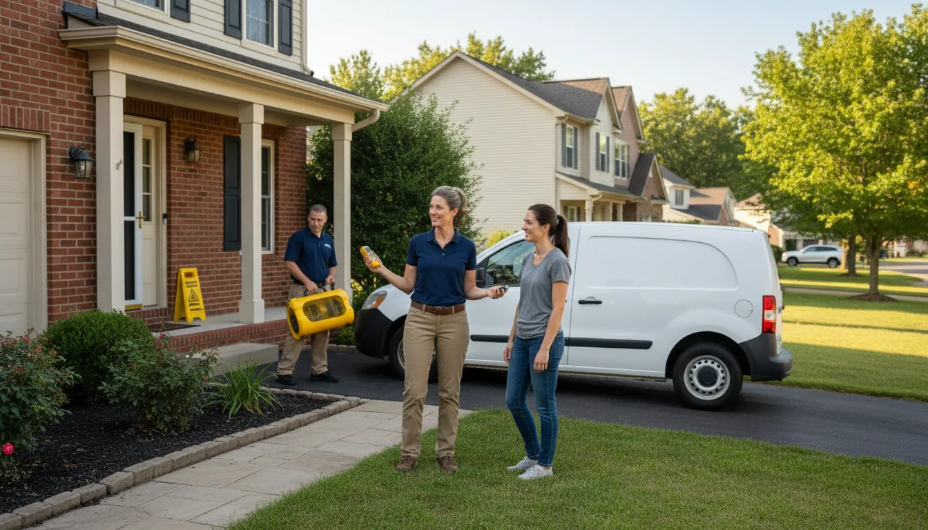Water restoration image for Fire And Smoke Damage Restoration in Grover Hill, OH